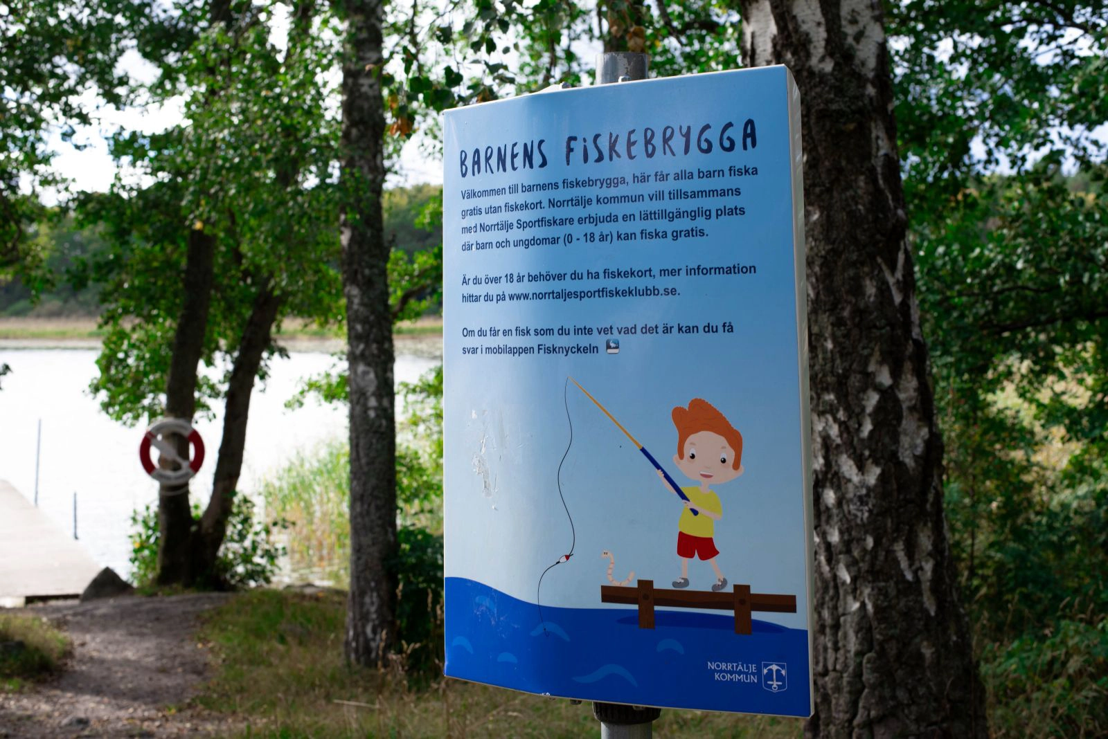 Välkommen till barnens fiskebryggan