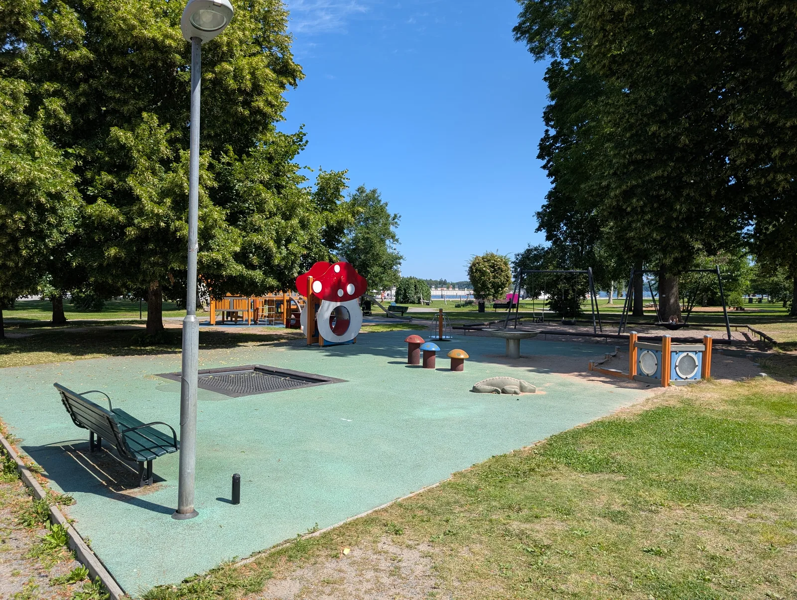 Lekplatsen i Societetsparken i Norrtälje