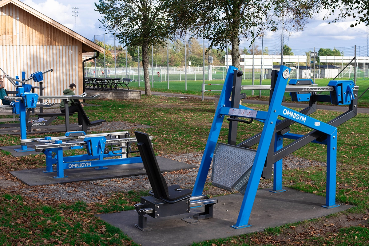 Utegym vid Sportcentrum