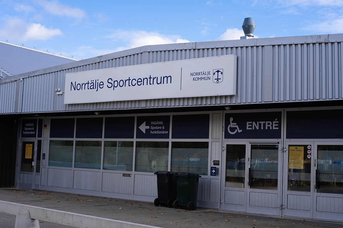 Entrén till Sportcentrum