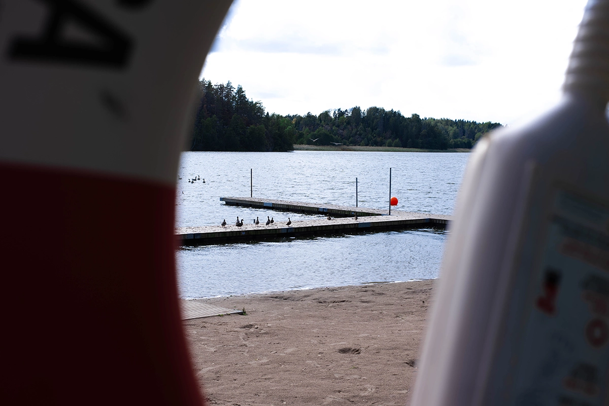 Lommarbadet är en av Norrtäljes bästa badplatser för barnfamiljer